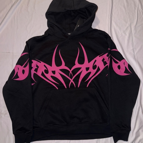 KDNK Sweatsuit Symm Style Black/Pink Men’s Size Medium - Picture 2 of 7